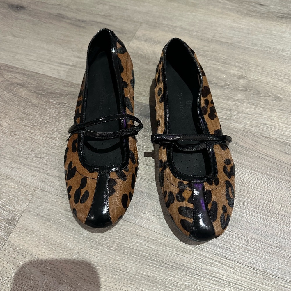 Cole Haan Leopard Print Flats with NIKE comfort technology